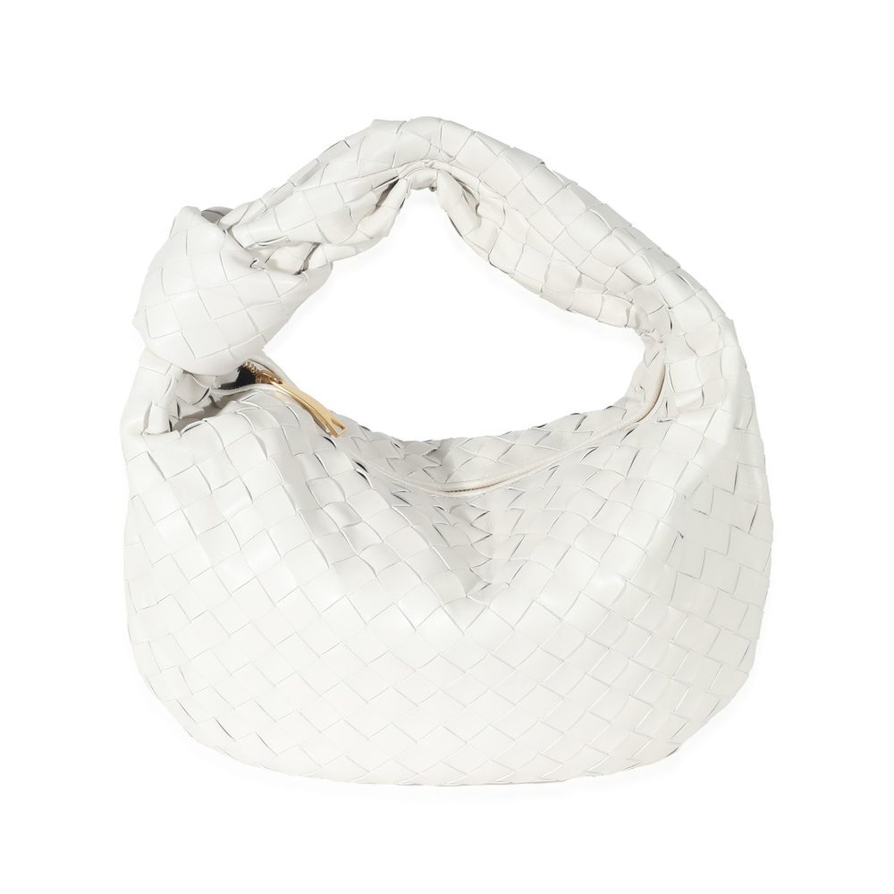 Bottega Veneta White Intrecciato Lambskin Teen Jodie - Picture 1 of 6